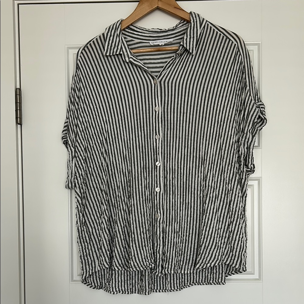 Black and White Striped Shirt